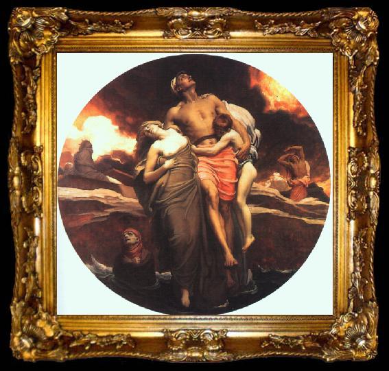framed  Lord Frederic Leighton And the Sea Gave Up the Dead Which Were in It, ta009-2